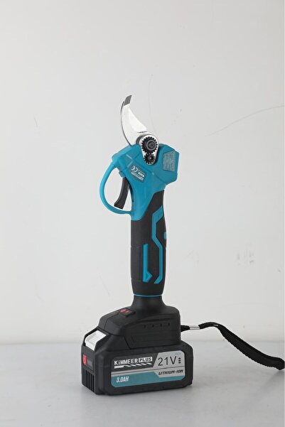 KİMMEER PLUS Profesyonel 2'li Set 21vÇift Akülü Teleskopik Budama Testeresi Ve Bağ Makası Makinesi