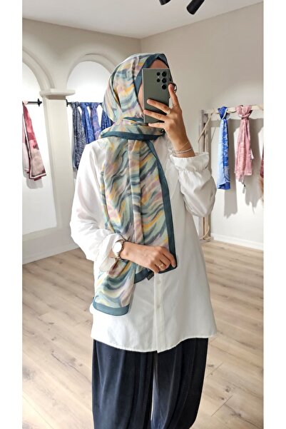 Merwiss Wave Patterned Organic Fabric Shawl