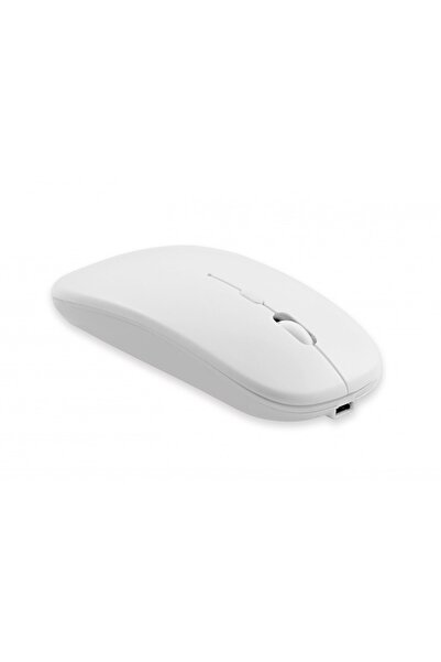 SOHO Wireless Optical Mouse, Ultra Slim with Ergonomic Design, 2.4 GHz 10m, 800/1600 DPI, White