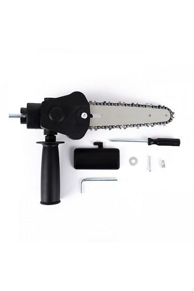 Star Master Adaptor mini pentru drujbă, cu lamă, lanț și mâner, prindere hexagonală de 6 inch