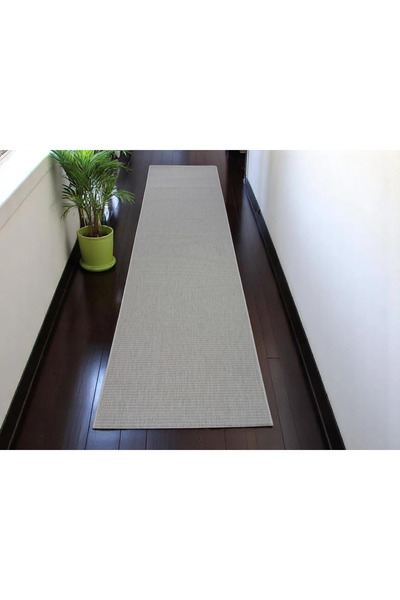 Halımax Seyran Halı Bombay 663 Krem Hasır Dokulu Modern Dokuma Taban Hav Toz Vermez Halı