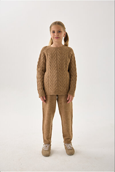 Nisrakids Set dublu unisex pentru copii – Pulover și pantaloni din tricot / P...