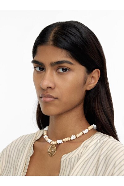 PARFOIS Ahşap Boncuklu Kısa Kolye