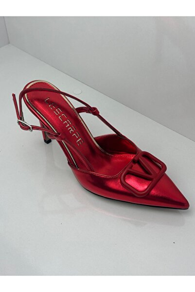 shop Kırmızı açık topuklu ayakkabı