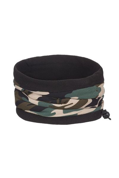 Bibilel Multifunctional buff scarf, adjustable, Fleece material, Army, JMB-BBL6941