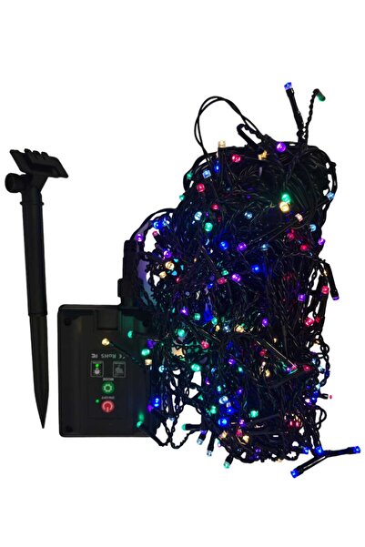 SDX Market Instalație luminoasă tip franjură, 8 m x 0,7 m, alimentată cu ener...