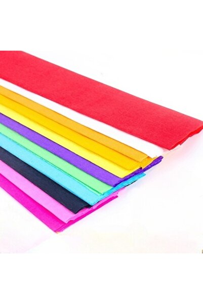 Spectra Crepe Paper Color for Creative Activities, (50x98 cm/sheet), 10 pcs