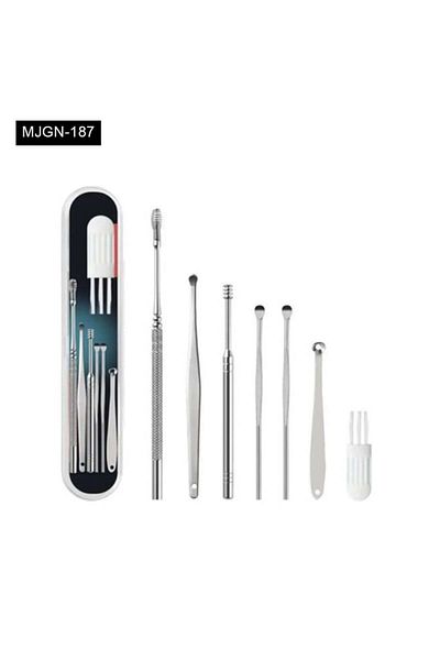 Tahtakale Dünyası 6 Pieces Ear Cleaning Set Stainless Steel Good Quality Ear Cleaning