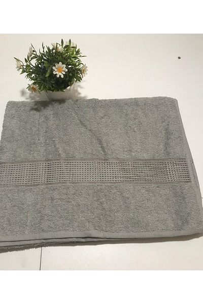 ASEV HOME Set of 2 Cotton Bath Towels 100% Pure Cotton, Large Bath Towel 90X150 Cm, Head Towel 50X90