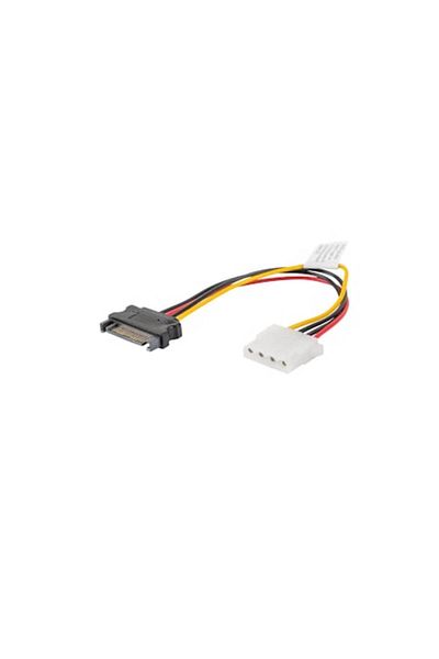 SOHO Cablu de alimentare de la 4 pini mamă la SATA de 15 pini mascul, Molex, 15 cm