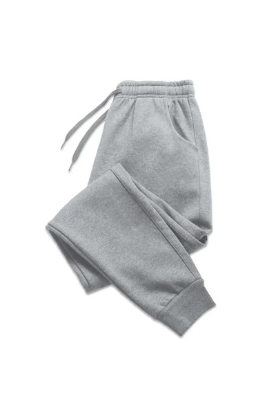 StartMore Gray Rhythm Heart Paw Printed Women's Unisex Sweatpants