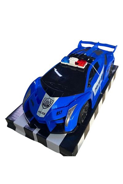 Sole 3D Light and Sound Police Car Toy - Sports Car