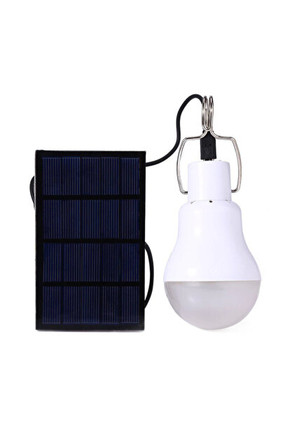 KlaussTech Bec LED portabil de 20w cu panou solar echipat cu mufă USB