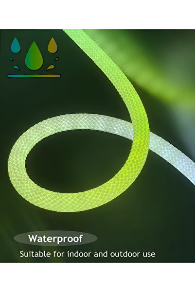 ETRONIK 360° RGB Neon LED Strip WS2812B WS2811, IP67, Flexible & Addressable IP67 Waterproof