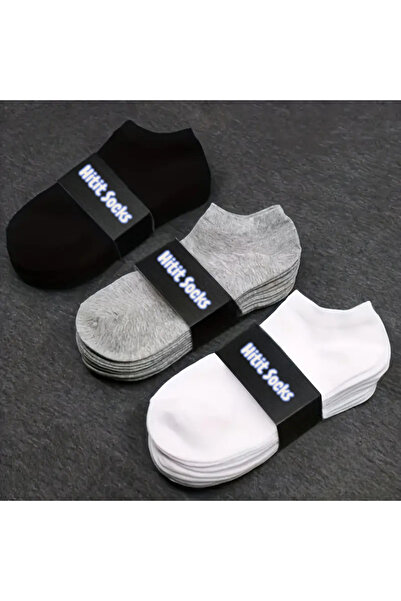 Hitit Socks Men's 9 Pairs Cotton Short Booties Socks for Daily Use