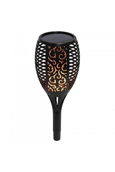 KlaussTech Lampă solară de grădină cu lanternă, 72 LED-uri, efect de flacără ...