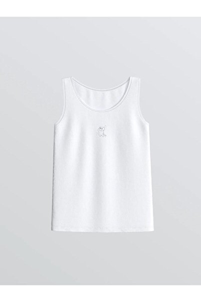 LC Waikiki LCW Kids Bisiklet Yaka Kız Çocuk Atlet 2'li (W5)