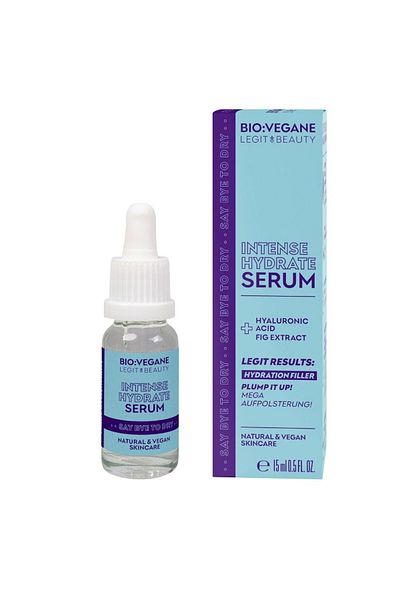 Bio:Vegane Legit Beauty Ser hidratant intensiv pentru ten, Say Bye to Dry, Bio:Vegane Legit Beauty, 15 ml
