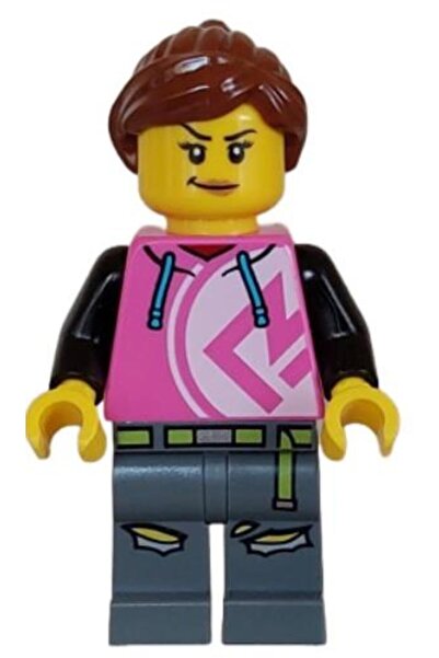 LEGO Minifigür Kick Scooter Driver Female cty1626