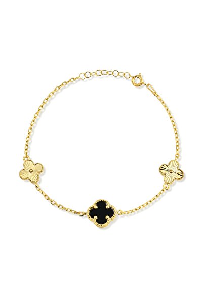 Argentum Concept 14K Altın Kaplamalı 925 Ayar Gümüş Granada Saray Yoncaları B...