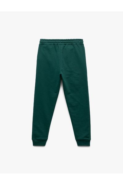 Koton Cotton Waist Lace-Up Jogger Sweatpants