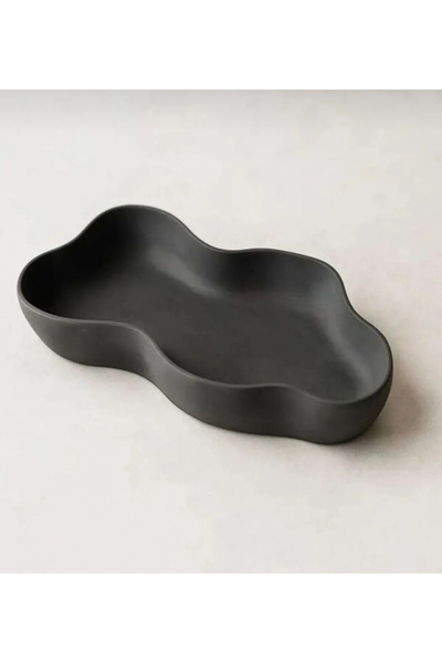 kzygroup Multi-Purpose Plate, Bowl with Asymmetrical Details