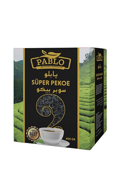 Pablo Süper pekoe ithal seylan Sir lanka ceylon kaçak siyah çayı 400gr kutulu