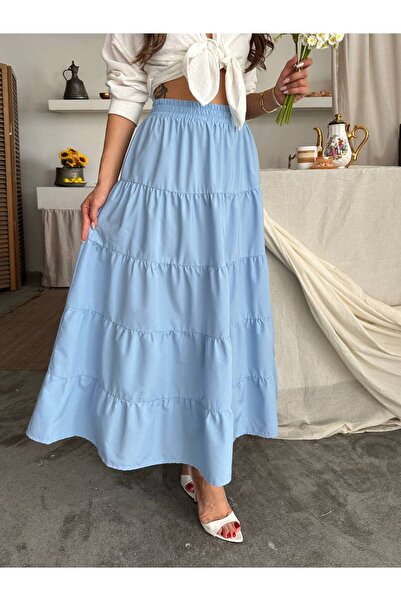 Swass Melina Layered Skirt Blue