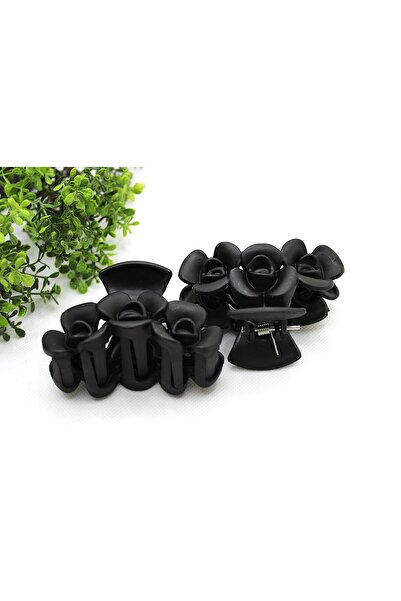 Tezcan Aksesuar 8 سم موديلات مشابك متنوعة منقوشة، عبوة من قطعتين