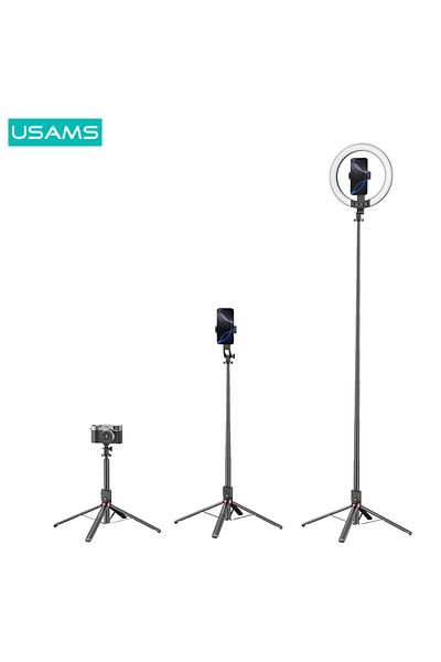 Usams Zb323 Lighted Tripod Set – 10 Inch Led - Remote Controlled