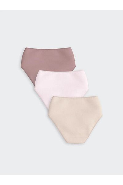 LC Waikiki Lcw Dream High Waist Plain Classic Panties 3 Pack (W5)