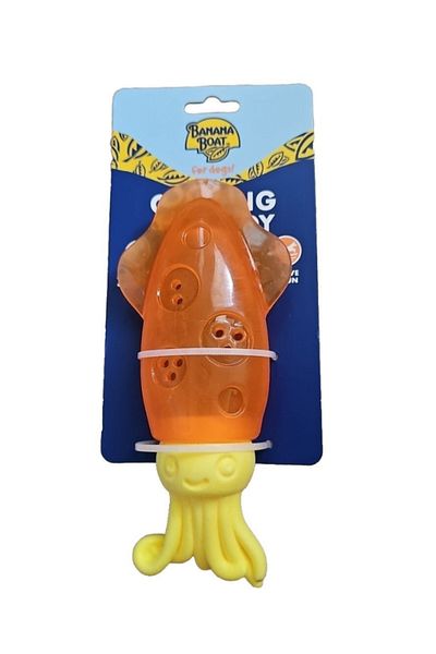 Banana Boat For Dogs Hydration & Cooling Chew Toy - Fill With Water & Freeze for Cooling Expierence