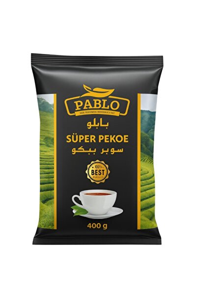 Pablo Super pekoe ithal seylan sri lanka ceylon kaçak siyah çayı 400gr poşetli