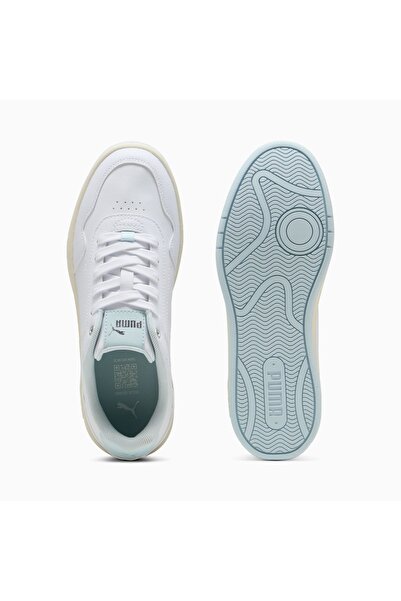 Puma Women's White-Green Court Classy Casual Shoes 395021-18