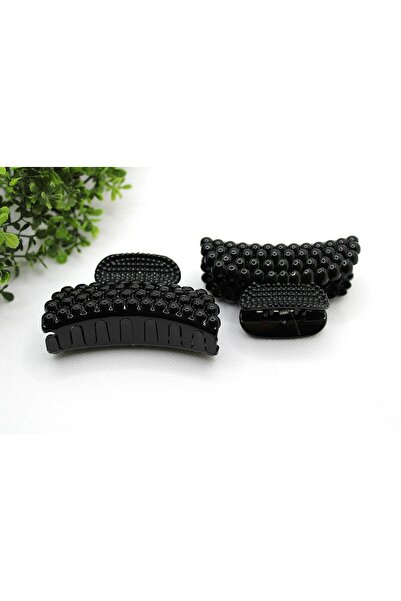 Tezcan Aksesuar 6 سم موديلات مشابك متنوعة منقوشة، عبوة من قطعتين