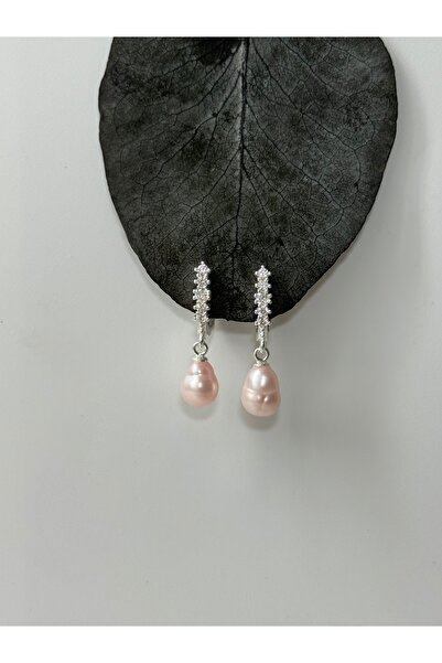 DURAN TAKI TASARIM Gerçek İnci Gümüş Küpe