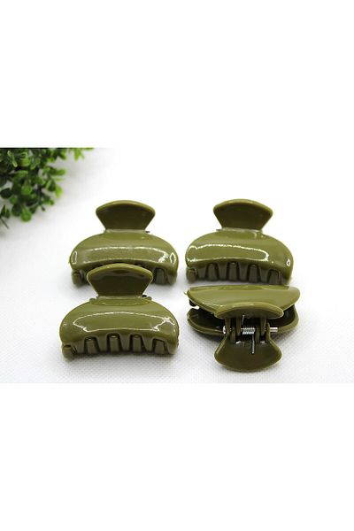 Tezcan Aksesuar 4 cm Oval Colored Latch Buckle Pack of 4