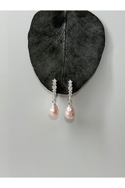 DURAN TAKI TASARIM Gerçek İnci Gümüş Küpe