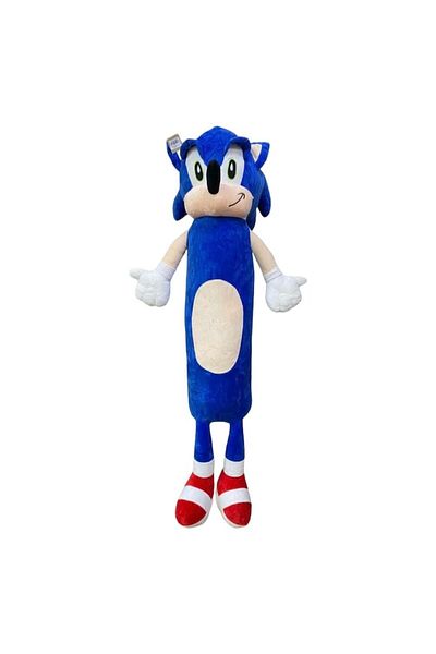 MASHASHOP Sonic plush toy, pillow type, blue, 130 cm