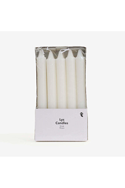 Flying Tiger Copenhagen Beyaz Şamdan Mumu