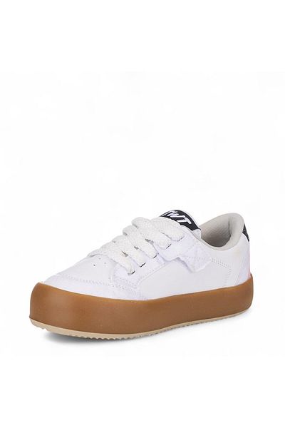 NS Little Children's Unisex Thermo Sole Star Detailed Lace-Up and Velcro Sports Shoes