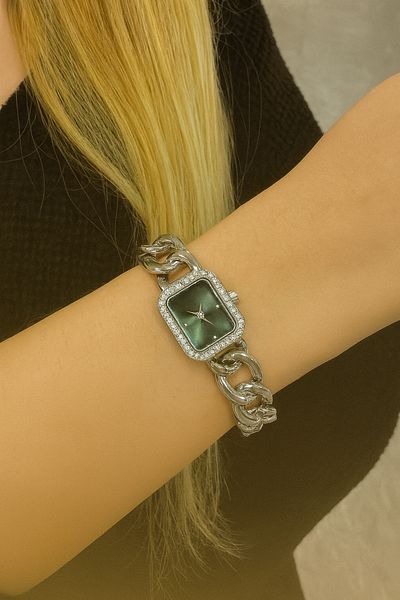 LOOQ New Women's Wristwatch with Stone Detail