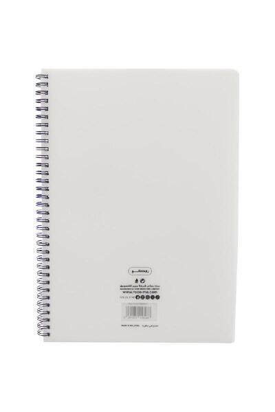 Roco Notebook, A4, 100 Sheets, Square Ruled, White