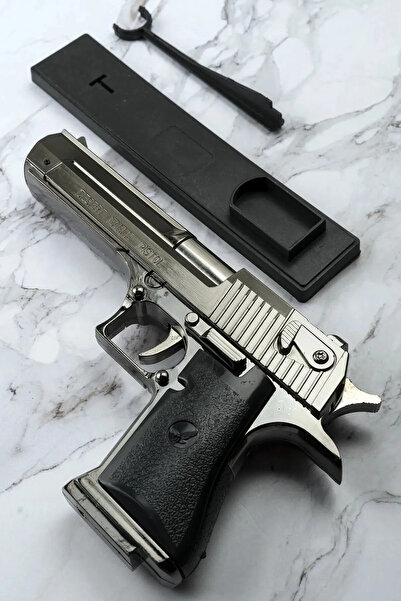 H.D ÇAKİBİÇAK DÜNYASİ Desert Eagle Tabanca Modeli Dekoratif Lazer Pürmüz Sila...