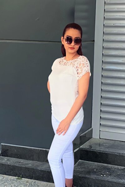 MODANİCE Μπλούζα Roubi Guipure