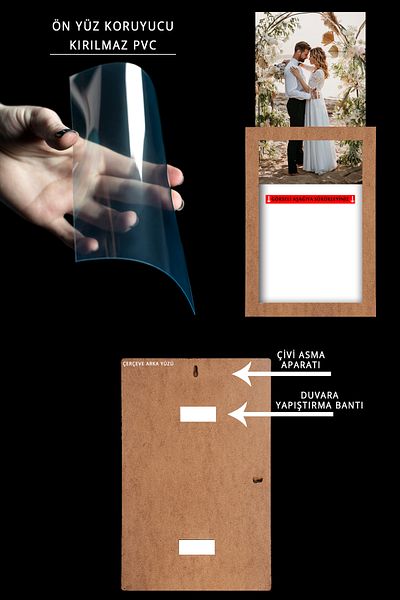 Bytwo 12 Pieces 21X30 Frame - Thin Slatted A4 Frame - 2 Colors White Wood - Photo Certificate Frame