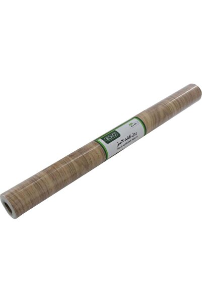 Roco غطاء رول لاصق، بنقشة خشبية، بني، 5.00 ياردة (4.57 متر) × 45.00 سم (17.72...