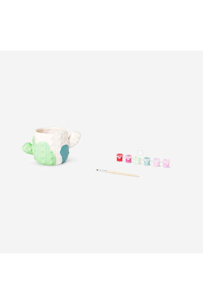 Flying Tiger Copenhagen Kendin Yap Kaktüs Şeklinde Seramik Vazo