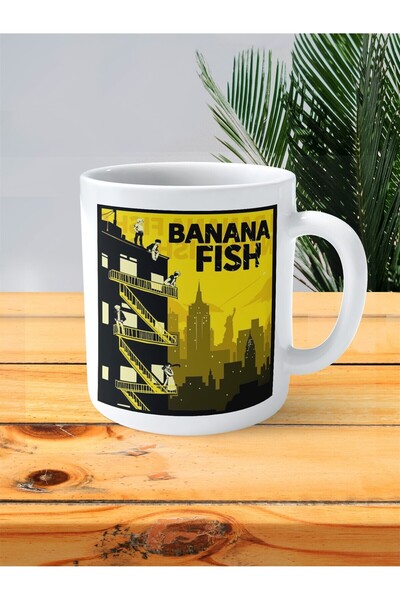 ART HEDİYE كوب بطبعة سمكة الموز موديل 9