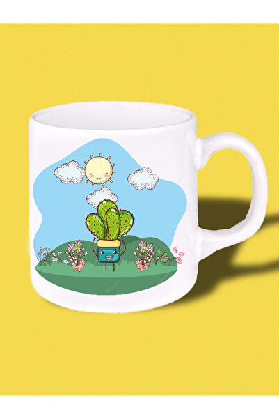 ART HEDİYE كوب بطبعات الصبار